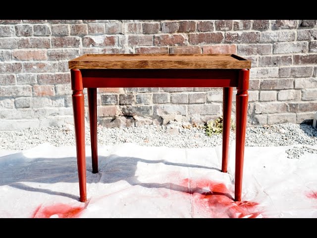 How to Turn a Piano Bench into a Side Table