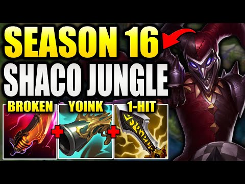 HOW TO CLIMB WITH SHACO JUNGLE IN SEASON 16! (OP)