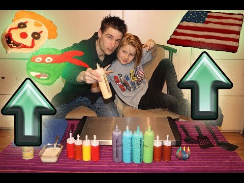 Best Pancake Art Challenge 🥞 Learn how to make the best 💩 🤡 🇺🇸 🇨🇦  and more☑️
