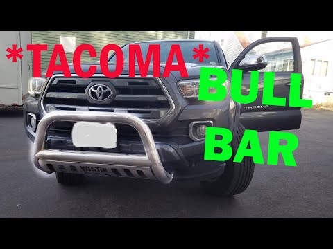 How to Install a Westin Bull Bar on the New Tacoma Limited