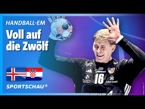 Island - Kroatien Highlights | Handball-EM 2026 | Sportschau