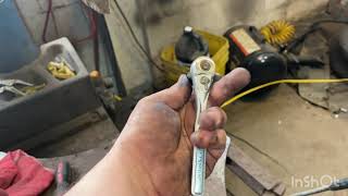 3.6L replace belt tensioner Acadia Traverse Enclave