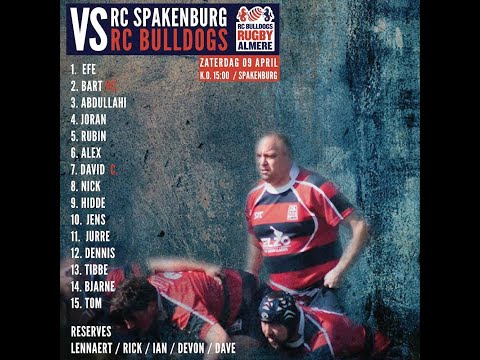 RC Spakenburg vs Rugby Club Bulldogs Almere (09-04-2022)