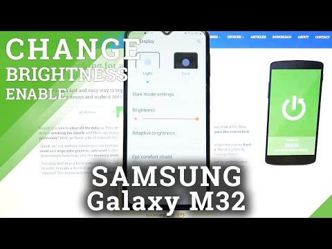How to Activate Auto-Brightness on SAMSUNG Galaxy M32 – Manage Display Settings