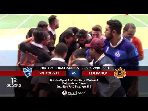 1ºQ/LB/JOGO 620/M-MOMENTOS - GAF Cohab II 5 x 2 Liderança