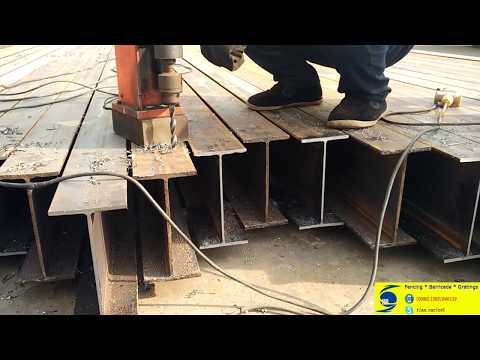 How to Drill Holes In Steel I Beams