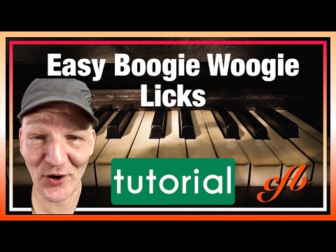 Learn Easy Boogie Woogie Piano Licks- step by step tutorial
