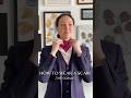 How To Wear A Silk Scarf The Cravat