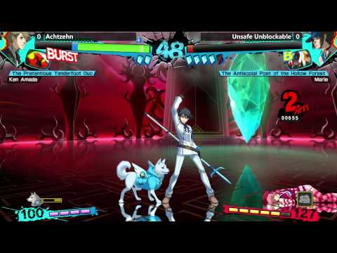 P4U2 @ TSB Blazgreen 1.1 - Achtzehn vs Unsafe Unblockable [720p/60fps]