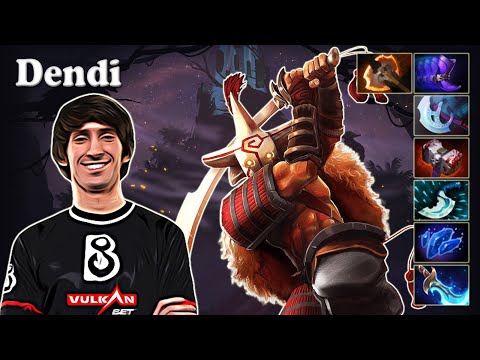 Dendi - Juggernaut Safelane | Dota 2 7.29c Gameplay