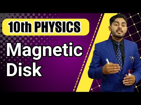 Magnetic Disk class 10 | 10th class physics ch 17 magnatic disk | storage devices sabaq in urdu