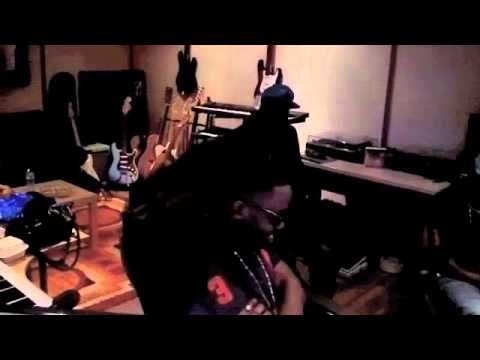 "Dominique De Beau" jammin at the studio with my bros "Dabeatfreakz"