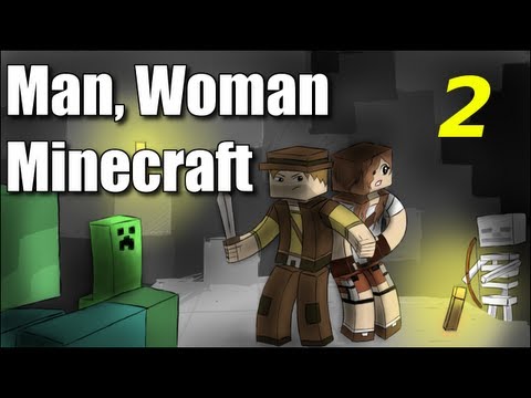 paulsoaresjr - Man Woman Minecraft - S2E2 "Jungle Wood" (Jungle Island Survival )