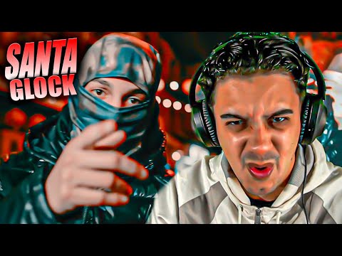 REACTION TO LAJA X LEEXITO SEV - SANTA GLOCK (Official Video) #spanishdrill Shot.By@bigapetvv
