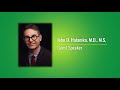 Health Informatics Lecture Series: John D. Halamka