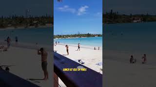 On a P&O cruise we stopped at Isle of Pines, New Caledonia. #cruise #travel #southpacific #shorts