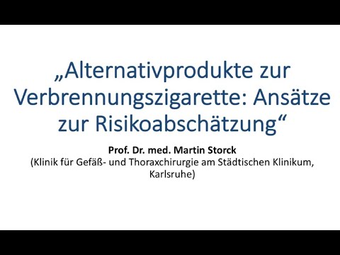 Online-Symposium "Zwischenbilanz E-Zigarette: Was wir wissen, müssen" am 27.05.2020, Teil 3