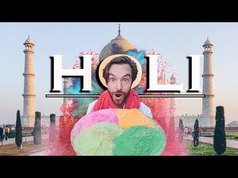 印度霍利節｜新德里和泰姬陵旅遊指南 (Holi Festival India | New Delhi & Taj Mahal Travel Guide)