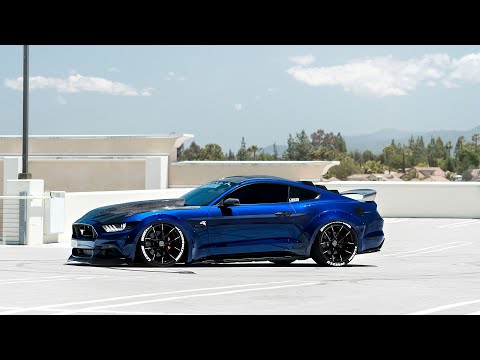 Mustang on LEXANI Stuttgart Wheels
