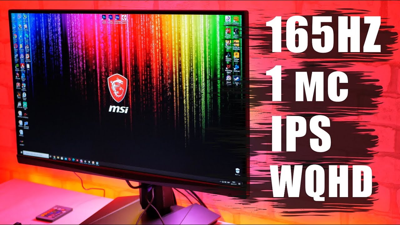 Монитор MSI 27'' Optix MAG274QRF QD, черный