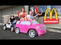 GOING IN DRIVE THRUS IN TOY CARS PRANK! 🚘 | Piper Rockelle GOING IN DRIVE THRUS IN TOY CARS PRANK! 🚘 | Piper Rockelle