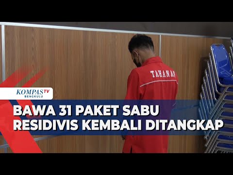 Bawa 31 Paket Sabu Residivis Kembali Ditangkap