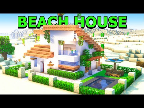 How to Build a Beach House in Minecraft