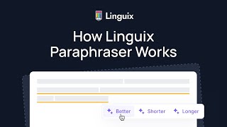 How Linguix Paraphraser Works
