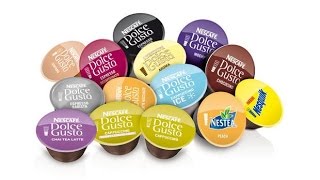 Nescafe Dolce Gusto 15 flavors / 15 smaków / drink and coffee on Krups Mini Me