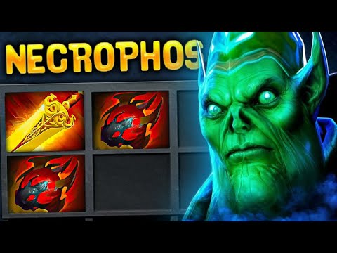 RaidBoss Midlane Necrophos 30Kills🔥🔥🔥x2 Heart + Radiance Insane DPS Damage | Dota 2