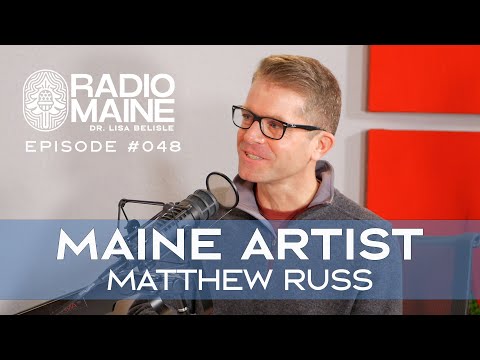 Radio Maine: Matthew Russ Braves the Elements to Plein Air Paint in Maine