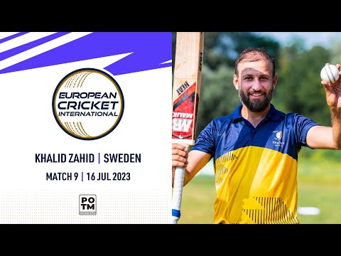 POTM : K.Zahid - POR vs SWE | Highlights | ECI Hungary | 16 July 2023 | ECI23.093