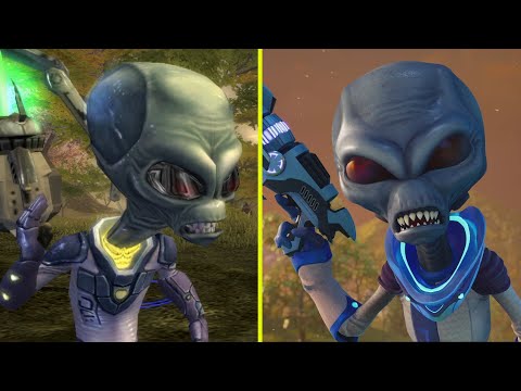 Destroy All Humans Remake vs Original All Cutscenes Comparison