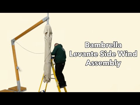 Bambrella Levante Side Wind Umbrella Assembly