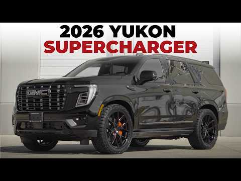 Supercharged 2026 GMC Yukon - 3.0L Whipple Supercharger with 650-horsepower