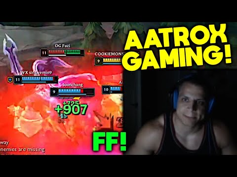 Tyler1 vs Aatrox heal to FULL HP in 0.5s