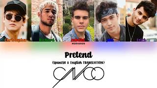 CNCO - Pretend [Spanish &amp; English Translation] Color Coded Lyrics