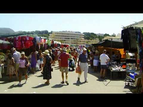 Moraira Spanien Wochenmarkt Markt Costa Blanca