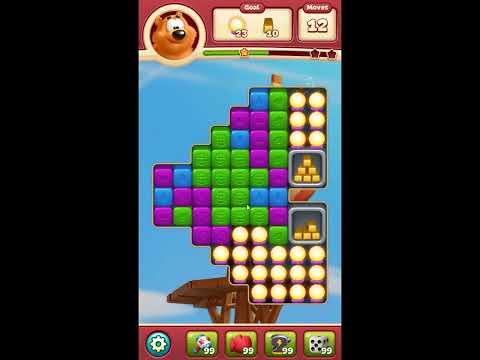 Toon Blast Level 8435 - NO BOOSTERS 🐻🐺🐱 | SKILLGAMING ✔️