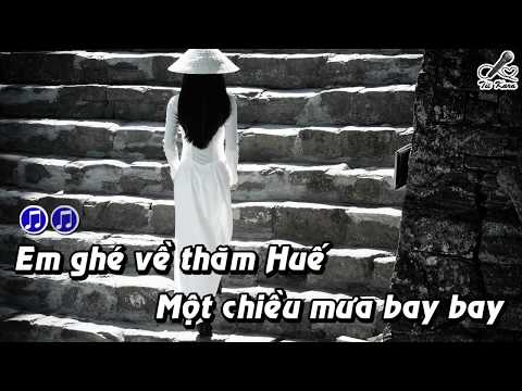 [Karaoke] Huế Và Em - Tone Nam (không nâng tone đoạn cuối) - Tít Kara