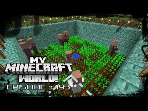 MY MINECRAFT WORLD! | VILLAGER TRAIN WRECK! | Episode 193 (Let's Play 1080p)