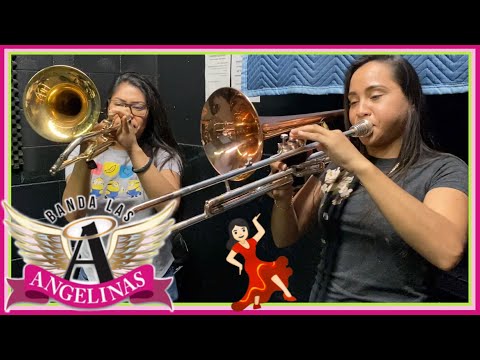 Que bien TOCAN estas CHICAS 🎺 Banda Las Angelinas 😇🥁