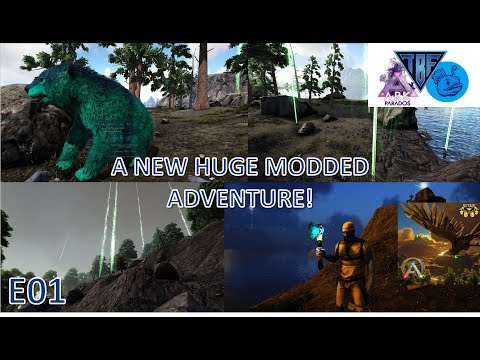 Parados and Pugnacia New Adventure on the Olympus Map!  Ark Survival Evolved Modded - E01