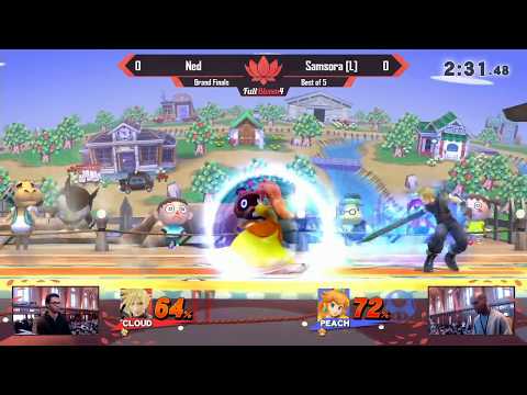Full Bloom 4 - Ned (Cloud) vs. Samsora (Peach) - Smash 4- Top 4 - Grand Finals