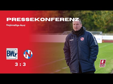 Press conference after the Blau-Weiß Lohne vs. Eintracht Norderstedt match | 18.10.2025