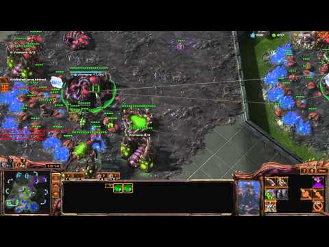 (HD938) Thud & MoMaN in 2v2 // MoMaN POV - Heart of the Swarm [FR]