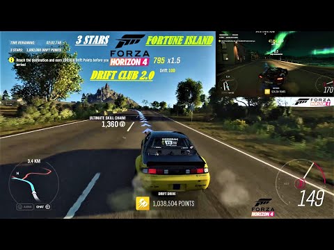 Forza Horizon 4 / Fortune Island Drift Club 2.0 Full Story Gameplay / Ch 1-7 Walkthrough and 3 Stars