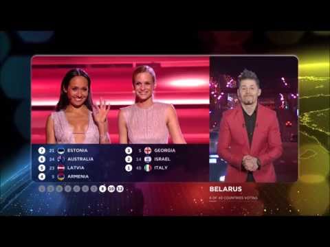 Eurovision 2015 : Vote of Belarus (HD) (1080p)