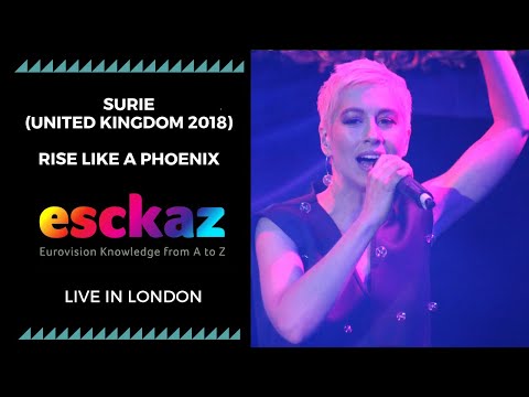 ESCKAZ in London: SuRie (UK 2018) Rise Like a Phoenix (at London Eurovision Party 2019)
