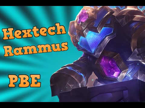 LoL - Hextech Rammus skin gameplay | League of Legends